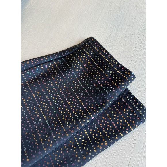 SPANX Rainbow‎ Metallic Dot Leggings Size Medium - Picture 4 of 11